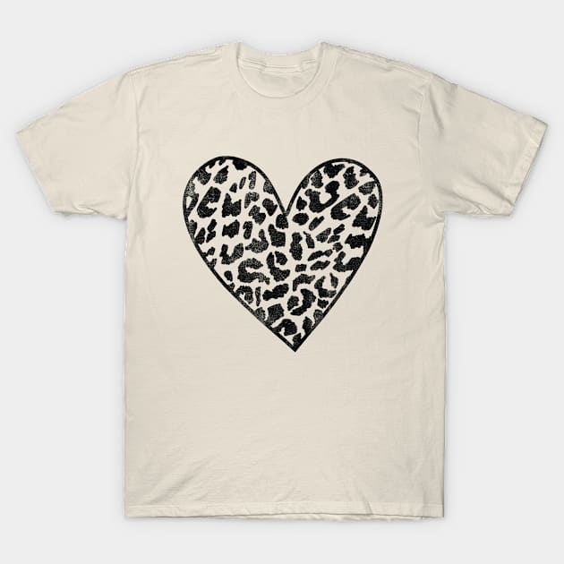 Leopard Heart T-Shirt by LifeTime Design